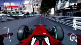 F1 2010 Ferrari: Monaco [time trial] Pc gameplay HD