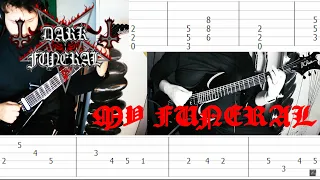 Dark Funeral - My Funeral |Guitar cover| |Screen Tabs| |Lesson| |Eb tuning|