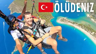 TURKEY'S COOLEST BEACH! OLUDENIZ 🇹🇷 BLUE LAGOON & PARAGLIDING