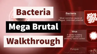 Plague Inc Bacteria Mega Brutal Walkthrough No Genes