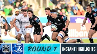 Glasgow Warriors v Leinster | Instant Highlights | Round 1 | URC 2023/24