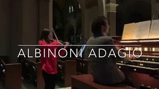 Albinoni Adagio violín and organ Olga Turkina and Philipp Petkov