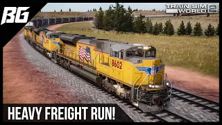 THIS IS SO HEAVY! | Train Sim World 2 | Sherman Hill: Cheyenne - Laramie (PC)