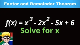 Factorise Cubic Equation Grade 12: Introduction