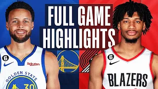 Portland Trail Blazers vs. Golden State Warriors Full Game Highlights | Apr 9 | 2022 NBA Season