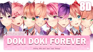 [8D MASHUP] Doki Doki Forever - Female & Male Version [Doki Doki Literature Club Song]