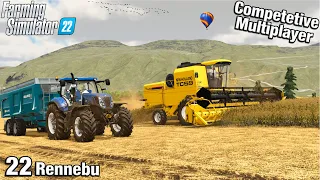 I CAN'T BELEIVE HOW MUCH I MADE FROM THIS FIELD!  Rennebu Competitive Multiplayer FS22 Ep 22