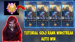 Tutorial Solo Rank WINSTREAK Di Mythical Glory Cocok Buat Kejar MMR Global - Mobile Legends