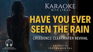 Have You Ever Seen The Rain - Creedence Clearwater Revival (Instrumental Acoustic Karaoke)