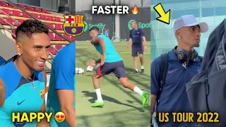 🔥 Raphinha First Training session with FC Barcelona ahead of pre-season tour in United States 2022