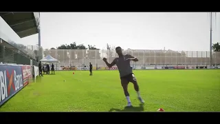 Cristiano Ronaldo First Training Session For Juventus
