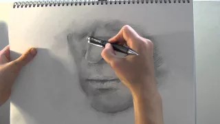 Akiane - "Drawing Man's Face" Tutorial #2