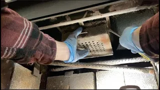 Regency F1500 Wood Stove Maintenance: air tube, baffle, and catalyst removal/reinstall