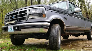 1997 FORD F-250 7.3 POWERSTROKE DIESEL TURBO BACK STRAIGHT PIPE EXHAUST