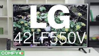 LG 42LF550V - телевизор со встроенными ТВ-тюнерами - Видеодемонстрация от Comfy.ua