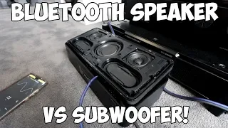 BLUETOOTH SPEAKER POWERS LARGE SUBWOOFERS!