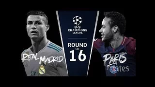 UEFA Champions League Round Of 16 Draw 2017 -18 HD