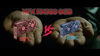 XFX RX 580 GTS XXX Edition 8GB ТЕСТ. СРАВНЕНИЕ БИОСОВ