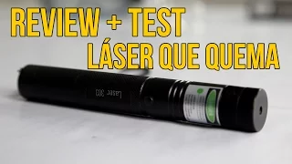 Review + Test burning laser - Powerful Laser