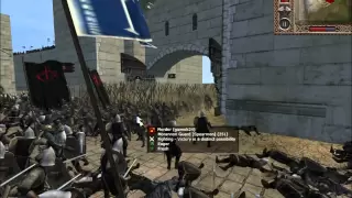 Third Age Total War Multiplayer Battle Minas Tirith Part - 1 Mordor Attacks !