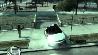 Качели в GTA 4, машина не сдаётся!))