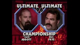 David Abbott vs Don Frye (UFC - Ultimate Ultimate 1996) 07.12.1996