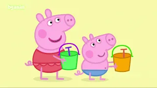 (бг аудио) Прасето Пепа - Епизод 46 - На плаж / Peppa Pig на български