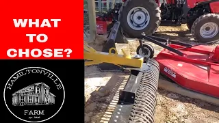 Essential Tractor implements for a beginner Hobby Farm..Mahindra Tractor edition