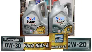 MOBIL 0W-20 для японских авто с допуском ILSAC GF-6A  MOBIL 0W-30 для европейских авто Formula F