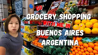 Go Grocery Shopping with Me in Buenos Aires Argentina | Cost of Living | Food Cost | 阿根廷物價 | Ep. 204