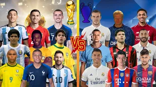 World Cup Winners  🆚 UCL Winners (Ronaldo, Messi, Pele, Maradona, Mbappe, Benzema, Neymar)💪⚽🔥