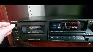 Technics RS-BX626 playback test