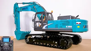 UNBOXING KABOLITE K350 HUINA RC HYDRAULIC MODEL EXCAVATOR RTR, LIGHTS, SOUND, FLYSKY PALADIN PL18 EV