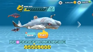 Hungry Shark Evolution | Moby Dick Shark very Danger pyro Shark | Unlimited Money.