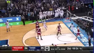 Wisconsin vs. Xavier: Jalen Reynolds alley-oop