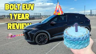 Chevy Bolt EUV 1 Year Review!