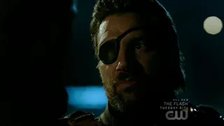 Arrow 6x06 Oliver & Slade talk