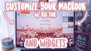 HOW TO CUSTOMIZE YOUR MACBOOK WITH BIG SUR | MacBook Organization and Customization Tips/Tricks 2020