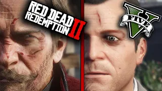 WHAT THE... DETAILS! | RDR2 vs. GTA5