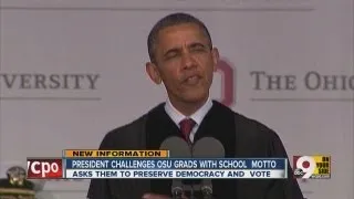 President Obama speaks at OSU graduation