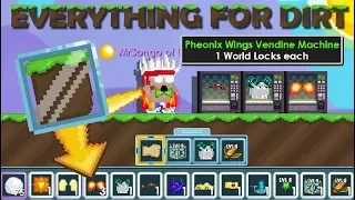 BUILDING WORLD CHEAPEST SHOP ON GROWTOPIA 5! (1 DIRT) OMG!! | GrowTopia