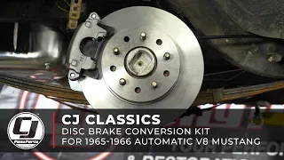 Disc Brake Conversion Kit | 1965-1966 V8 Mustang | Project Betty