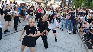 [STREET ARTIST] ALLURE. WITH JANGWOO & JM. INTERACTIVE HONGDAE BUSKING. 230609.