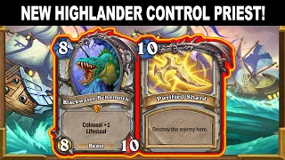 Best Highlander Control Priest With Quest Exodia Package! Voyage to the Sunken City | Hearthstone