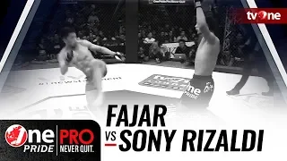 [HD] Fajar vs Sony Rizaldi - One Pride Pro Never Quit #18 - Title Fight