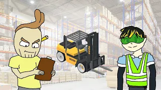 Jacob's Forklift Shonen Webtoon - Drawfee Animated