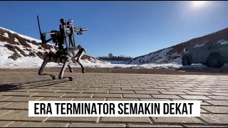 Robot Anjing Bawa Senapan Mesin Ringan