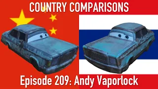 Andy Vaporlock | Country Comparisons | Episode 209 (China vs Thailand) Mattel Disney/Pixar Cars 2022