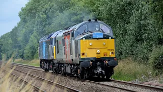 ROG 37884 thrashes past Spinks Lane with 47812 trailing 02/07/2020