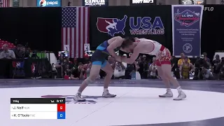 74 Kg Semis - Jason Nolf, Nittany Lion Wrestling Club - TMWC Vs Keegan O'Toole, Tiger Style Wrestl